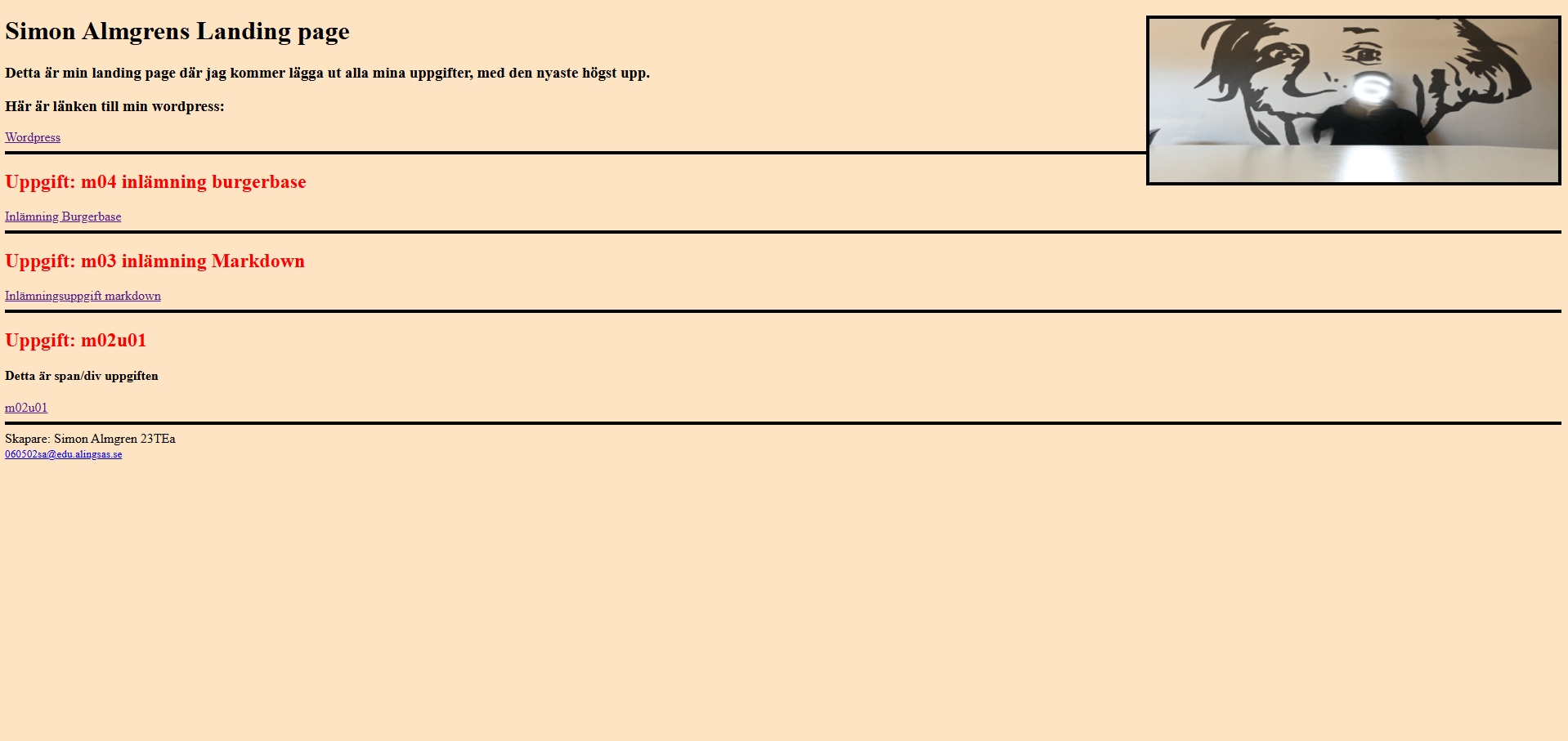 Landing Page