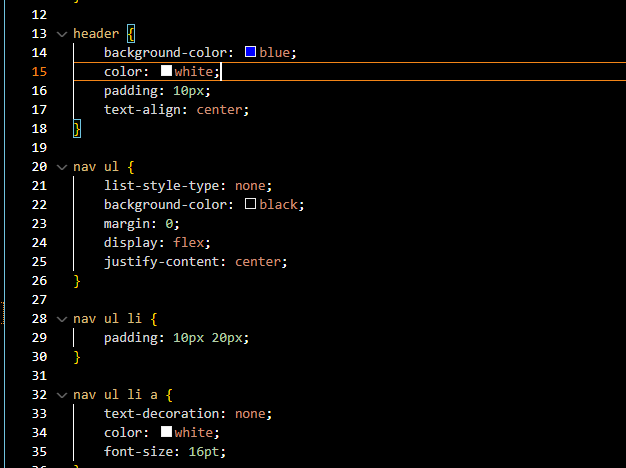 CSS kod